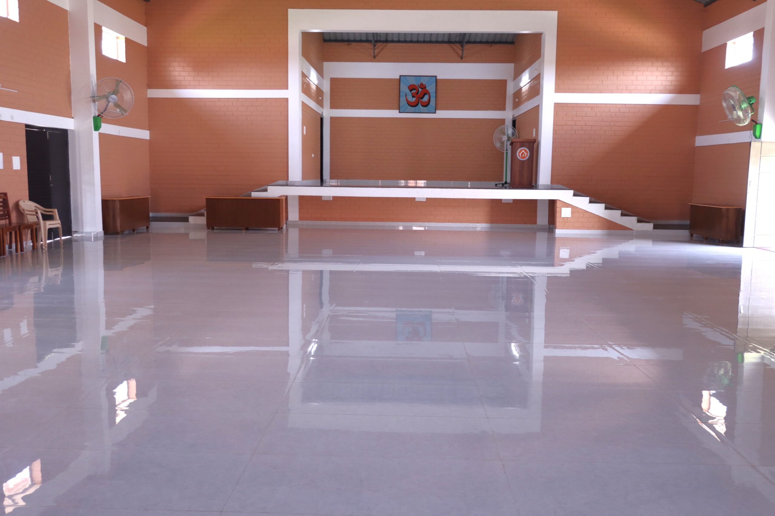 Janani Yoga and Naturopathy Hospital yoga hall